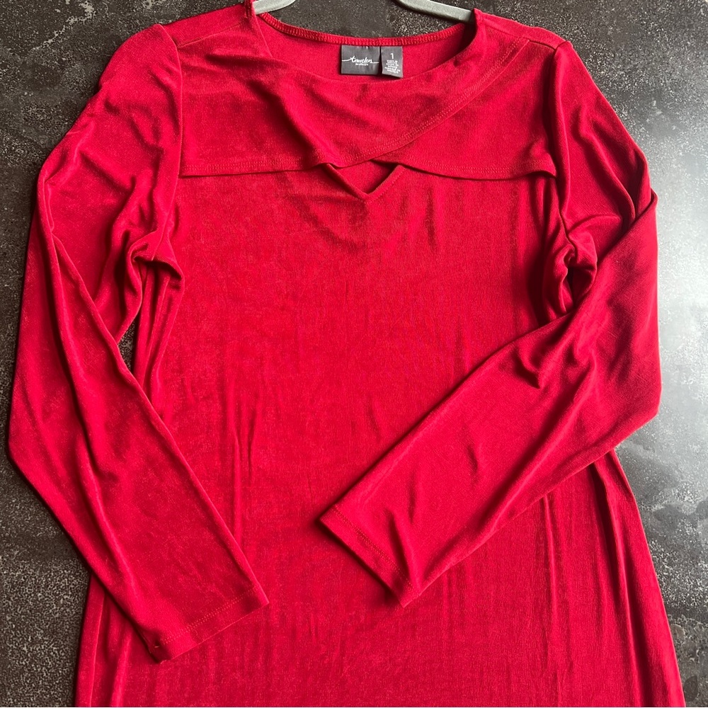 Travelers by Chico’s Red Dress - Size Small (Chico’s Size 1)
